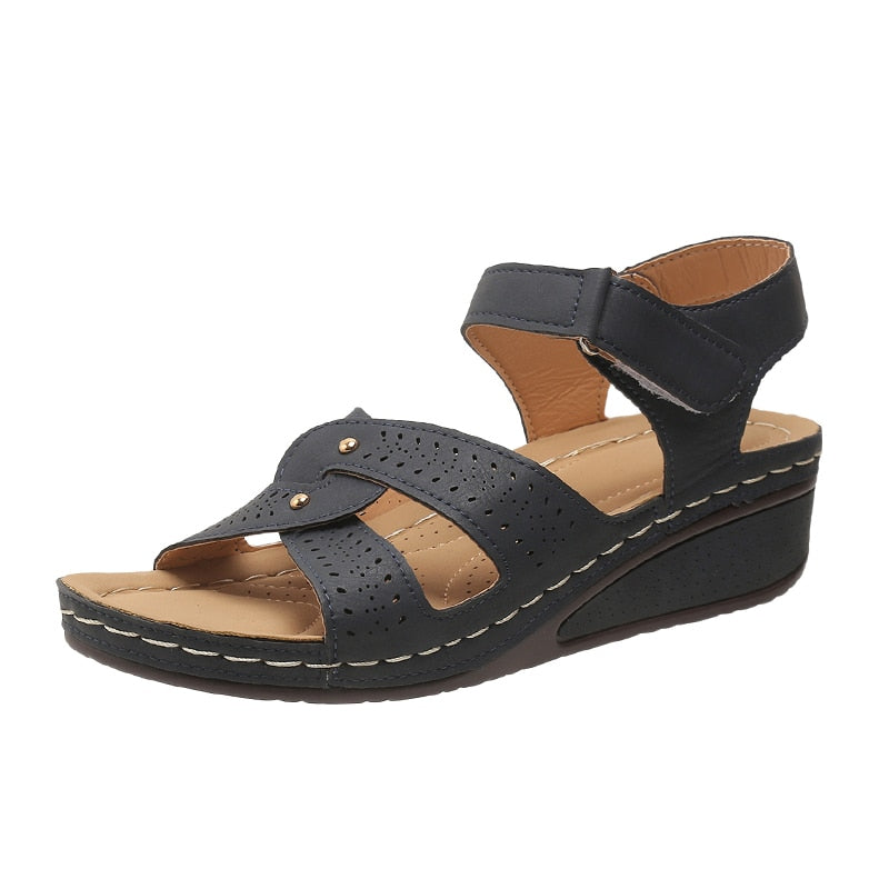 Luna Casual Wedge Sandals