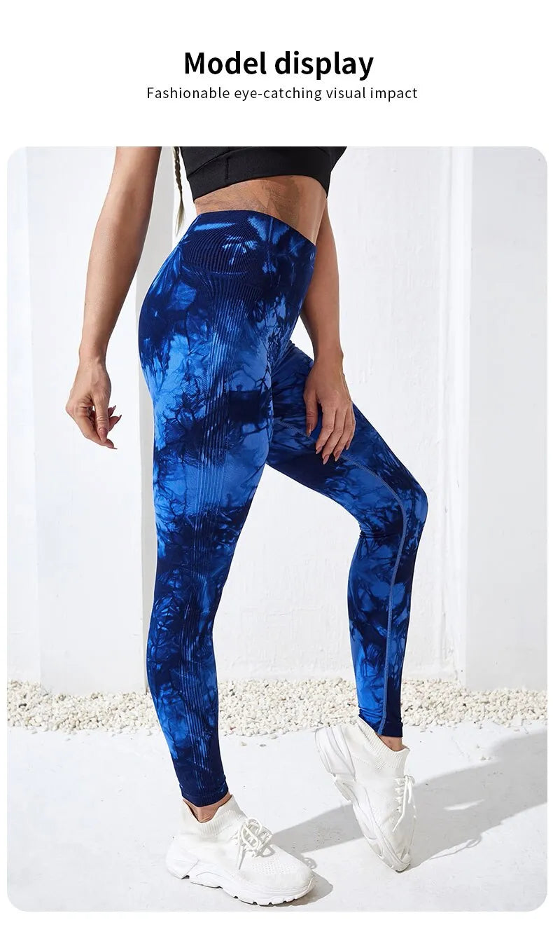 Niimble - Royal Blue Women's Leggings Seamless High Waist