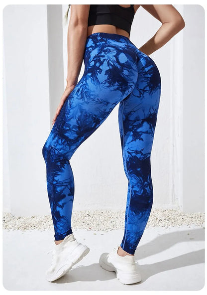 Niimble - Royal Blue Women's Leggings Seamless High Waist