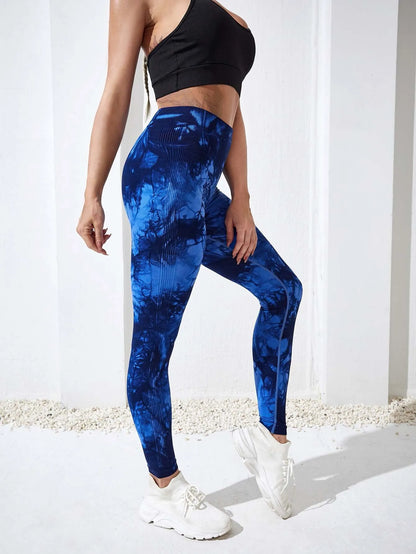 Niimble - Royal Blue Women's Leggings Seamless High Waist