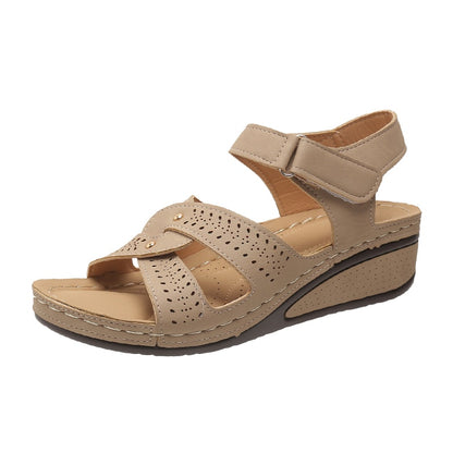 Luna Casual Wedge Sandals